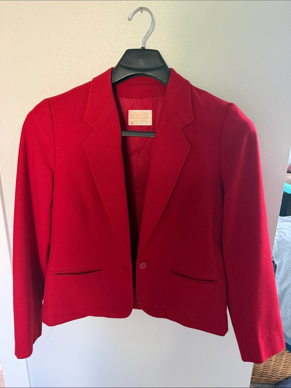 Pendleton Red Women's Blazer